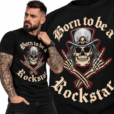 KOSZULKA  HORROR BORN TO BE A ROCKSTAR
